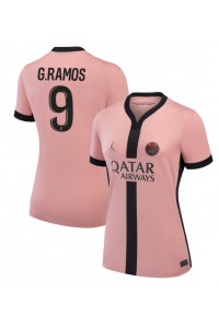 Paris Saint-Germain Goncalo Ramos #9 Fotballdrakt Tredje Klær Dame 2024-25 Korte ermer